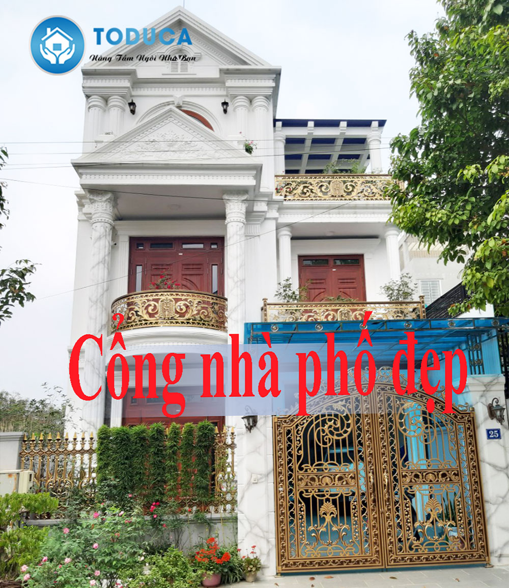 cổng nhôm đúc tại Quảng Ninh 2